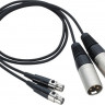 Кабель-переходник Zoom TXF-8 TA3-XLR male для Zoom F8, F8n, 2 шт