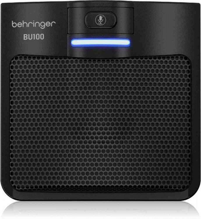 USB-микрофон BEHRINGER BU100 граничного слоя, для вокальных записей, стриминга и трансляций