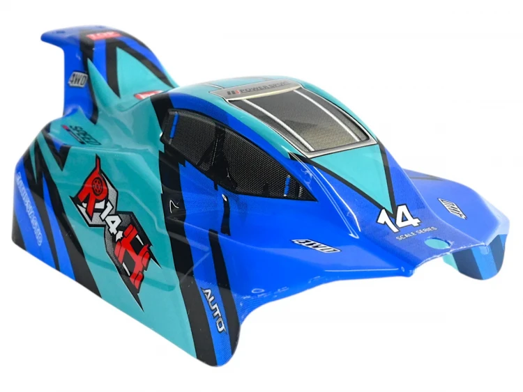 Синий кузов для багги Remo Hobby RH1451, RH1455, 1/14