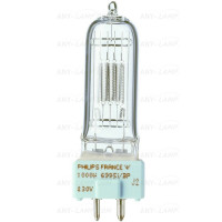 PHILIPS 6995 I/BP лампа галогеновая, 230V-1000W, цоколь GY9.5, ресурс - Blue Pinch
