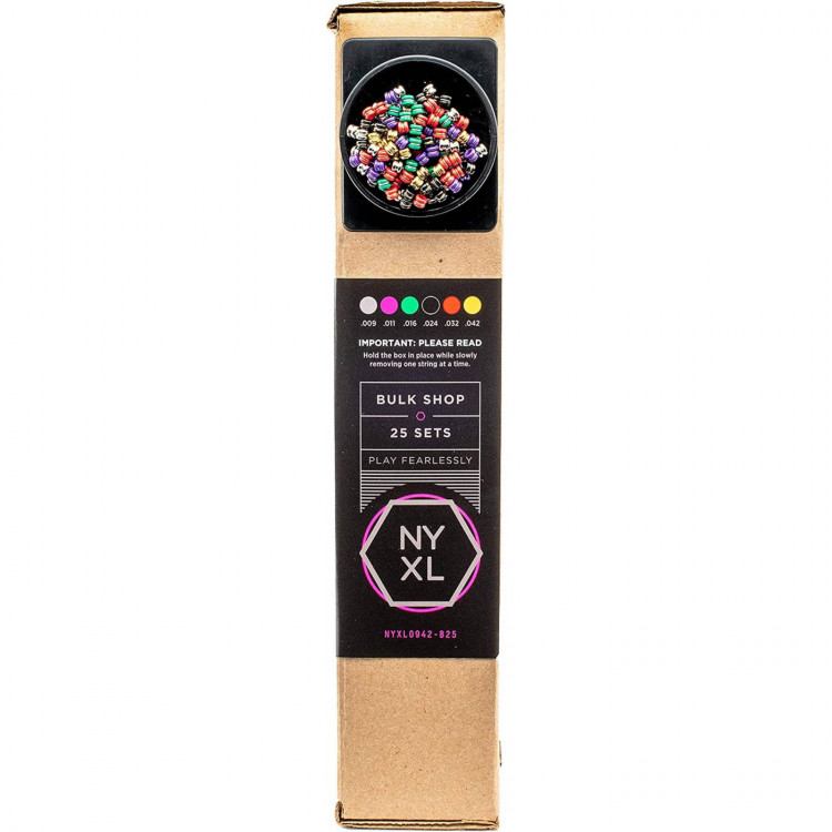 Набор из 25 комплектов струн для электрогитары D'ADDARIO NYXL0942-B25 Super Light