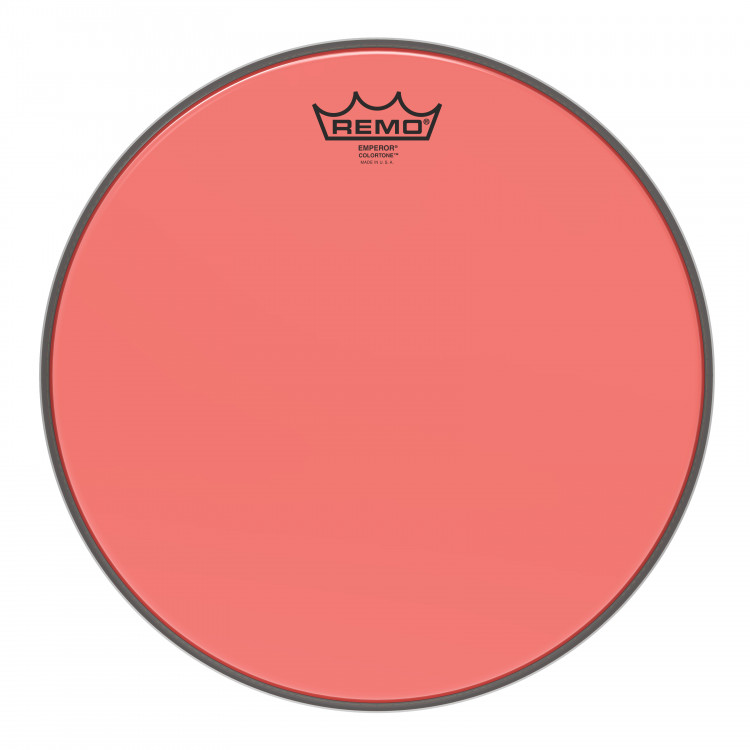 REMO BE-0313-CT-RD Emperor® Colortone™ Red Drumhead 13" 2-слойный прозрачный пластик