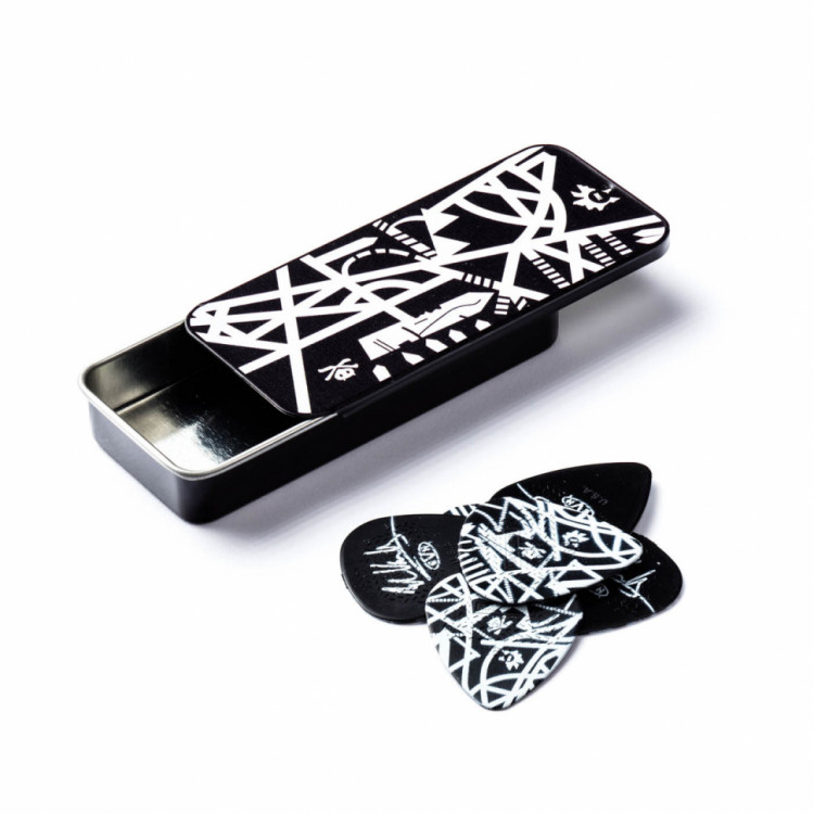 DUNLOP  EVHPT06 Van Halen Star Guitar Набор медиаторов 6 шт