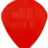 DUNLOP 47P2N Nylon Jazz II Red упаковка красных медиаторов, (6шт.)