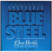 DEAN MARKLEY 2034 Blue Steel LT -струны для акустической гитары 11-46