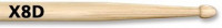 Барабанные палочки VIC FIRTH X8D