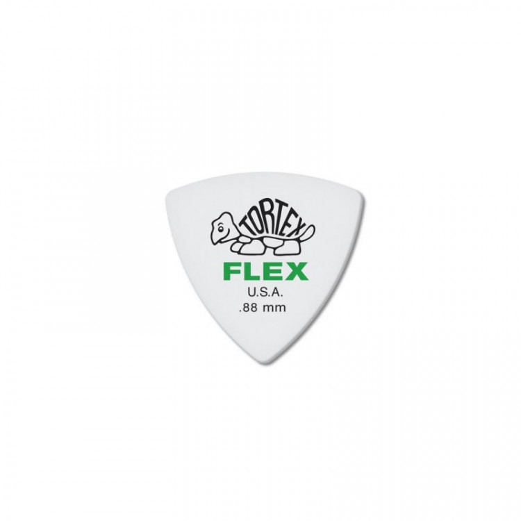 DUNLOP 456P.88 Tortex Flex Triangle набор медиаторов 0.88 6 шт