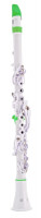 NUVO Clarin?o (White/Green) кларнет С (до) из АБС-пластика с кейсом