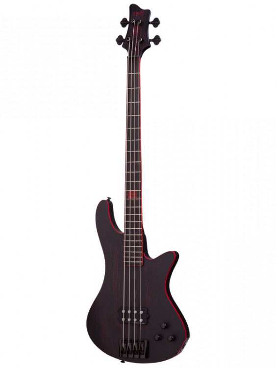 Schecter SAM BETTLEY BASS SBK/RED бас-гитара