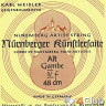 NURNBERGER Kuenstler скрипичные струны 4/4
