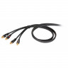 Кабель аудио DIE HARD DHG505LU18 профессиональный стерео, 2х RCA <-> 2х RCA длина 1.8 м Кабель аудио DIE HARD DHG505LU18 профессиональный стерео, 2х RCA <-> 2х RCA длина 1.8 м