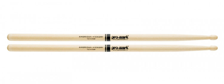 ProMark TX747BW Барабанные палочки 747B Super Rock с деревянным наконечником