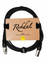 ROCKDALE MC001.10 Микрофонный кабель с разъёмами XLR для балансных соединений, OFC, 84х0,1+2х(28х0,1), длина 3,3 м