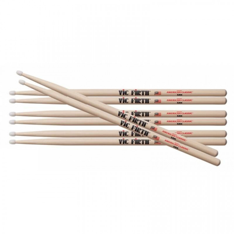 VIC FIRTH 5AN 3+1 барабанные палочки орех