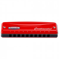 VOX Continental Harmonica Type-2-C губная гармошка, тональность До мажор, цвет красный