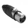 Разъем Amphenol AXX3F профессиональный кабельный XLR-мама (female) 3pin Разъем Amphenol AXX3F профессиональный кабельный XLR-мама (female) 3pin