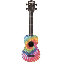 Укулеле-сопрано KALA KA-SU-TIEDYE цвет - черный , рисунок - Tie Dye