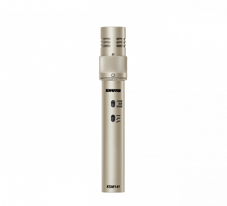 Инструментальный микрофон SHURE KSM141/SL кардиоидный/всенаправленный