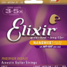 ELIXIR 16077 NanoWeb 12-56 струны для акустической гитары