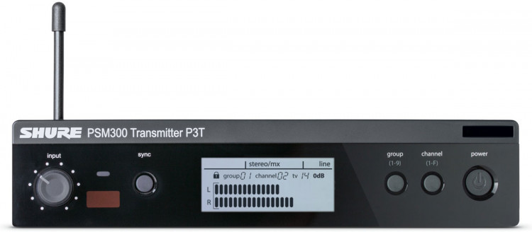 SHURE P3T M16 686-710 MHz передатчик для системы персонального мониторинга PSM300