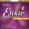 ELIXIR 16102 NanoWeb Anti-rust Medium 13-56 струны для акустической гитары