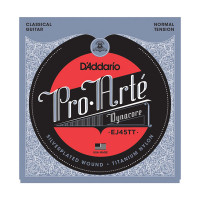 Струны для классической гитары D'ADDARIO EJ45TT премиум класс, оплётка-титан