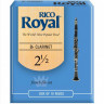 Трости для кларнета Bb Rico RCB1025 Royal №2,5 10 шт