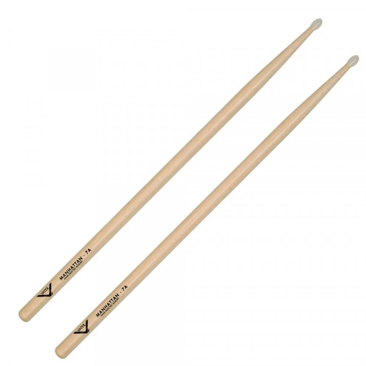Барабанные палочки Vater VH7AN нейлоновый наконечник S.Round орех