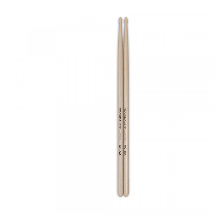 Барабанные палочки ROCKDALE American Classic Hickory AC-5A, деревянный наконечник