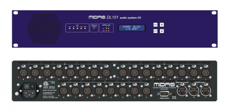 Блок входов MIDAS DL151 24