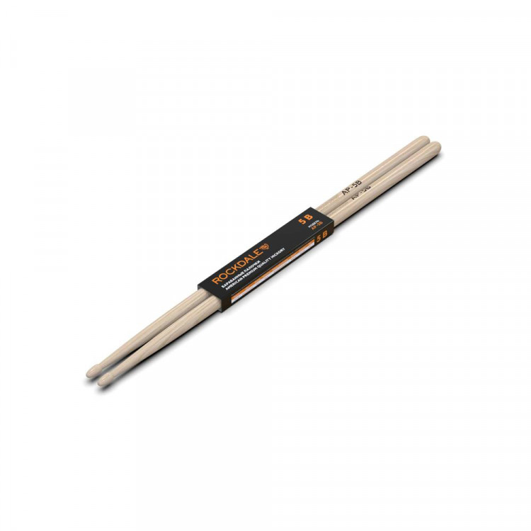 Барабанные палочки ROCKDALE American Premium Quality Hickory AP-5B, деревянный наконечник