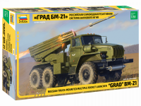 Российская реактивная система залпового огня "ГРАД БМ-21" 1/35