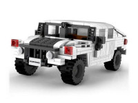 Конструктор CADA военный бронированный автомобиль HumVee, 328 деталей