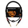 Инструментальный кабель ROCKDALE IC070-1M, mono jack, 1 м Инструментальный кабель ROCKDALE IC070-1M, mono jack, 1 м