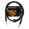 Инструментальный кабель ROCKDALE IC070-2M, mono jack, 2 м Инструментальный кабель ROCKDALE IC070-2M, mono jack, 2 м
