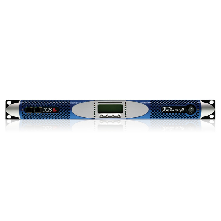 POWERSOFT K20 DSP 2-канальный усилитель мощности 2х2700 Вт на 8 Ом, 2х5200 Вт на 4Ом, 2х9000 Вт на 2 Ом