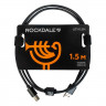 Инструментальный кабель ROCKDALE UTH1.5M кабель USB A-B для подключения цифрового пианино Инструментальный кабель ROCKDALE UTH1.5M кабель USB A-B для подключения цифрового пианино
