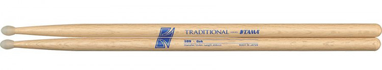 Барабанные палочки TAMA 5BN TRADITIONAL JAPAN OAK дуб с нейлоновыми наконечниками