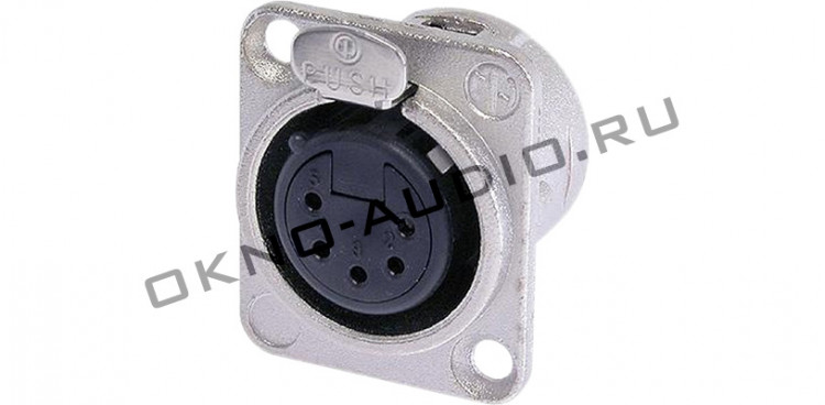Панельный разъем Neutrik NC5FD-L-1 XLR female