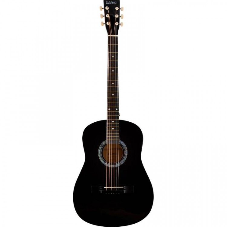 Гитара акустическая DAVINCI DF-70A BK цвет - чёрный