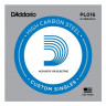 Струна для акустической и электрогитары D'ADDARIO PL016 без обмотки, толщина 016