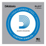 Струна для акустической и электрогитары D'ADDARIO PL017 без обмотки, толщина 017