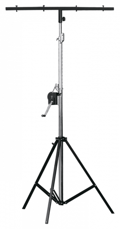 Стойка для светового оборудования Xline Stand LS-85TUV элеваторная 190-400 см, с горизонтальной штангой