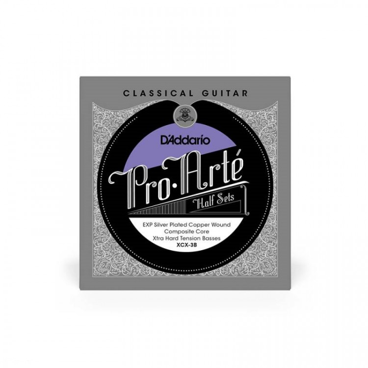 D'ADDARIO XCX-3B басовые струны для классической гитары экстрасильного натяжения D'ADDARIO XCX-3B басовые струны для классической гитары экстрасильного натяжения