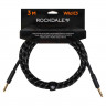Инструментальный кабель ROCKDALE Wild E3, mono jack - mono jack, 3 м Инструментальный кабель ROCKDALE Wild E3, mono jack - mono jack, 3 м