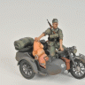 Немецкий мотоцикл Р-12 с коляской 1/35
