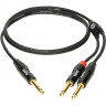 KLOTZ KY5-150 компонентный кабель MiniLink с позолоченными stereo mini JACK - 2 mono JACK 1.5 м KLOTZ KY5-150 компонентный кабель MiniLink с позолоченными stereo mini JACK - 2 mono JACK 1.5 м