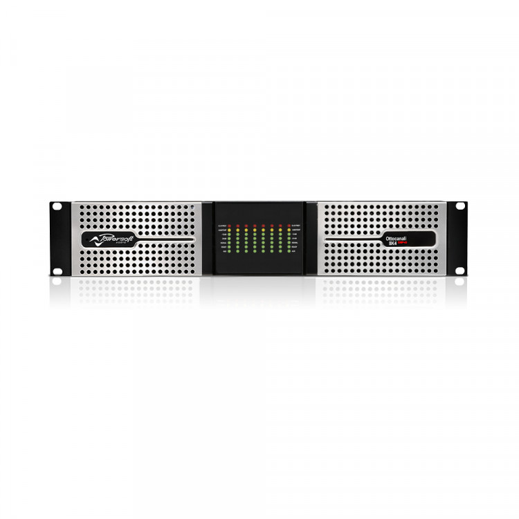 POWERSOFT Ottocanali 8K4 DSP+DANTE 8-канальный усилитель мощности 8x900 (2 Ом), 8x1000 (4 Ом), 8x500 (8 Ом), 8x1000-70V