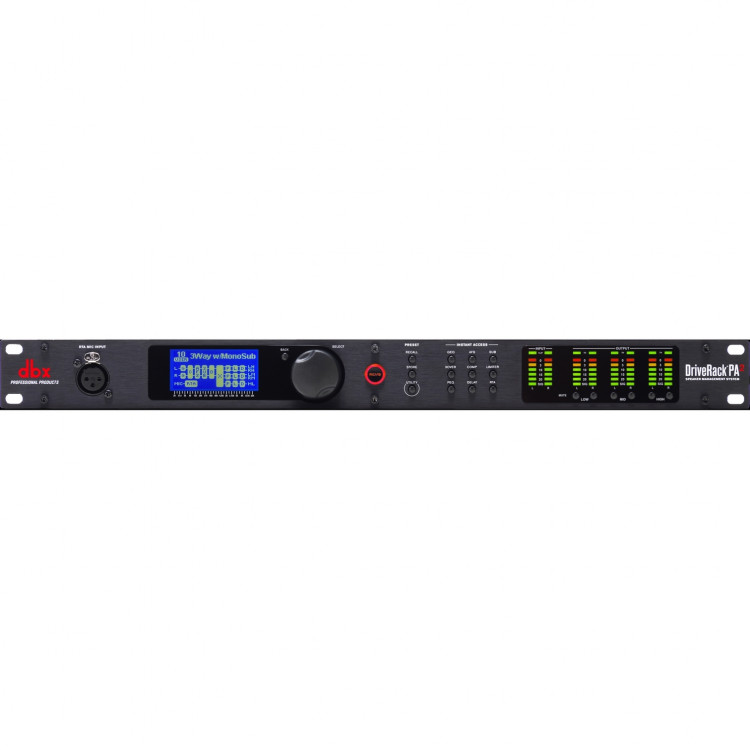dbx DriveRack PA2 спикер-процессор с возможностью беспроводного управления (Android, iOS, Mac)