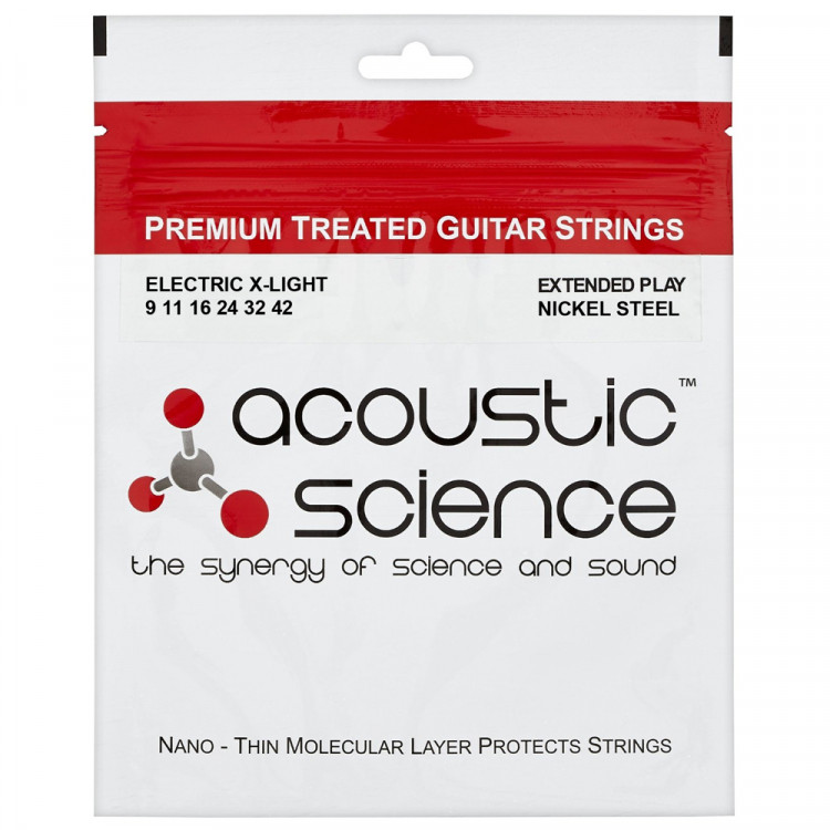 Струны для электрогитар ACOUSTIC SCIENCE NICKEL 9-42